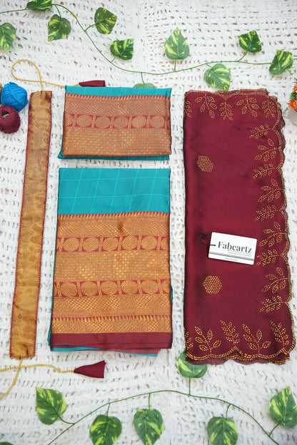 New Kids Traditional South Indian Half Saree (SaraswatiKIDS)