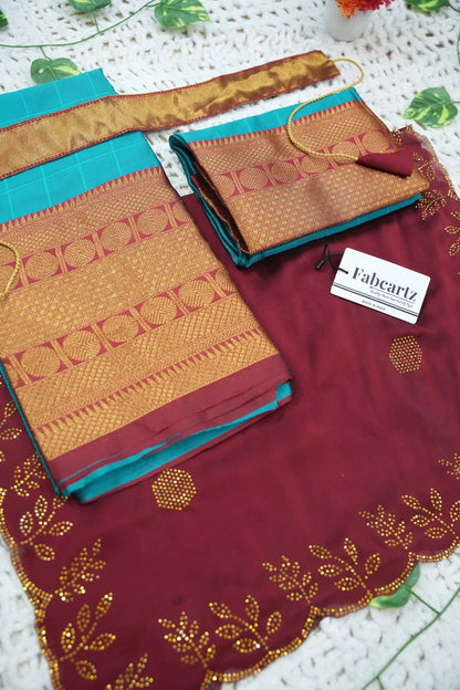 New Kids Traditional South Indian Half Saree (SaraswatiKIDS)