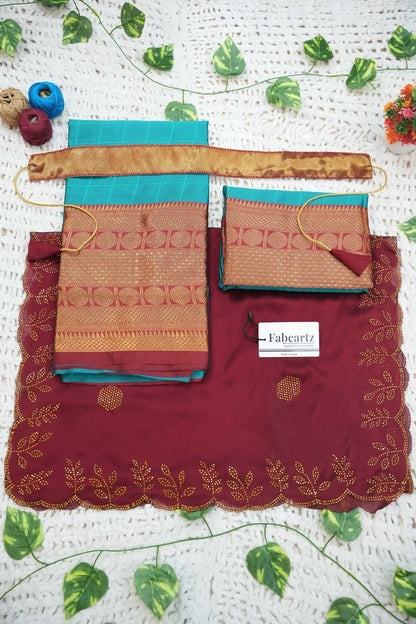 New Kids Traditional South Indian Half Saree (SaraswatiKIDS)