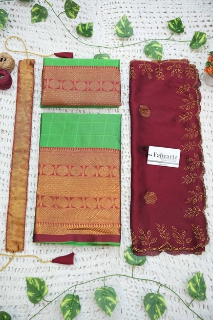 New Kids Traditional South Indian Half Saree (SaraswatiKIDS)
