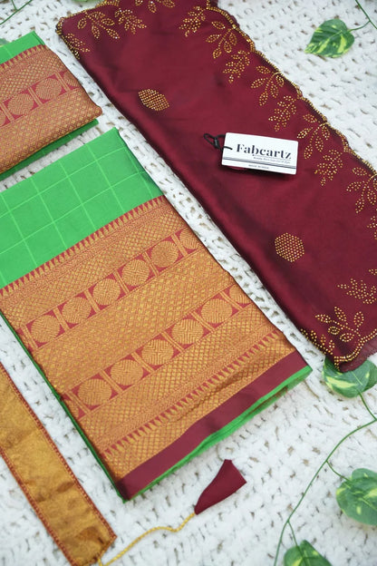 New Kids Traditional South Indian Half Saree (SaraswatiKIDS)