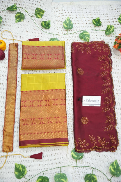 New Kids Traditional South Indian Half Saree (SaraswatiKIDS)