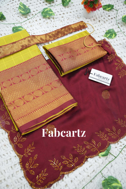 New Kids Traditional South Indian Half Saree (SaraswatiKIDS)