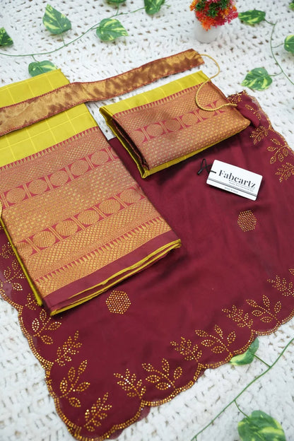 New Kids Traditional South Indian Half Saree (SaraswatiKIDS)
