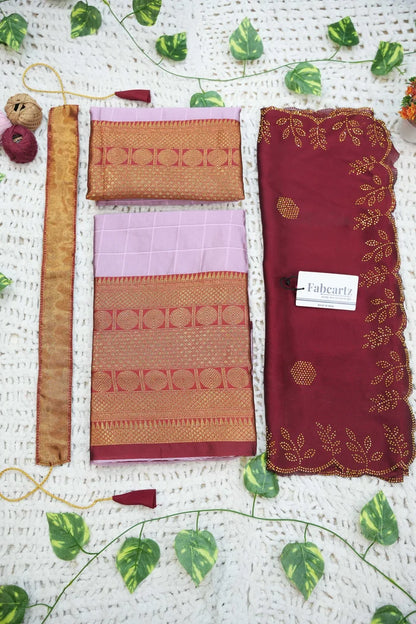 New Kids Traditional South Indian Half Saree (SaraswatiKIDS)