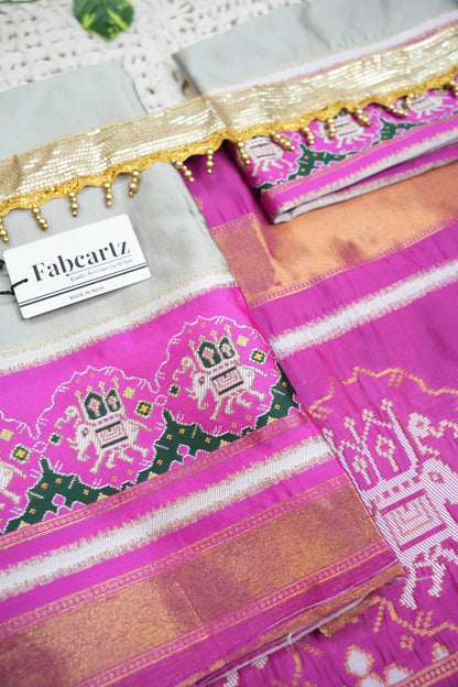 South Indian Festival Traditional Half Saree (DharmiKids)