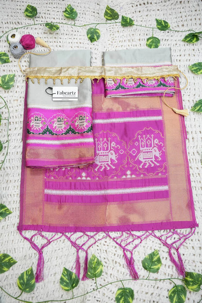 South Indian Festival Traditional Half Saree (DharmiKids)
