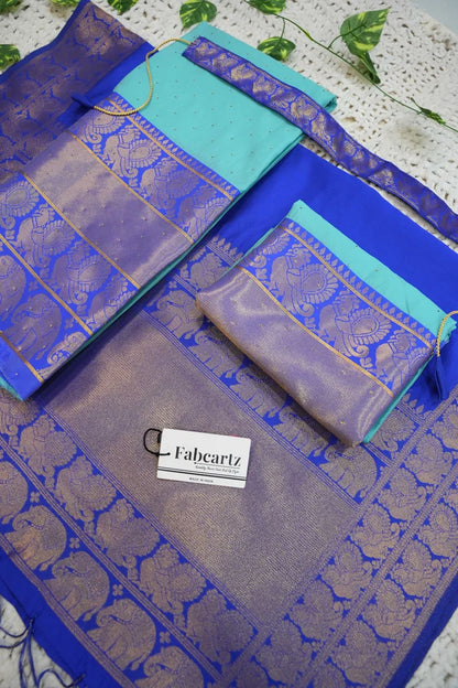 South Indian Festival Traditional Half Saree (Shiro)