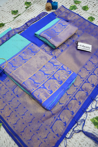 South Indian Festival Traditional Half Saree (Shiro)