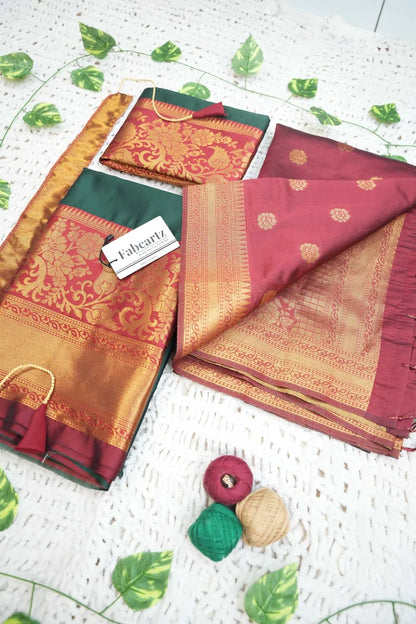 South Indian Festival Traditional Half Saree (Sundarii)
