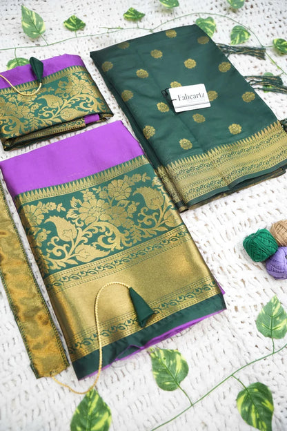 South Indian Festival Traditional Half Saree (Sundarii)
