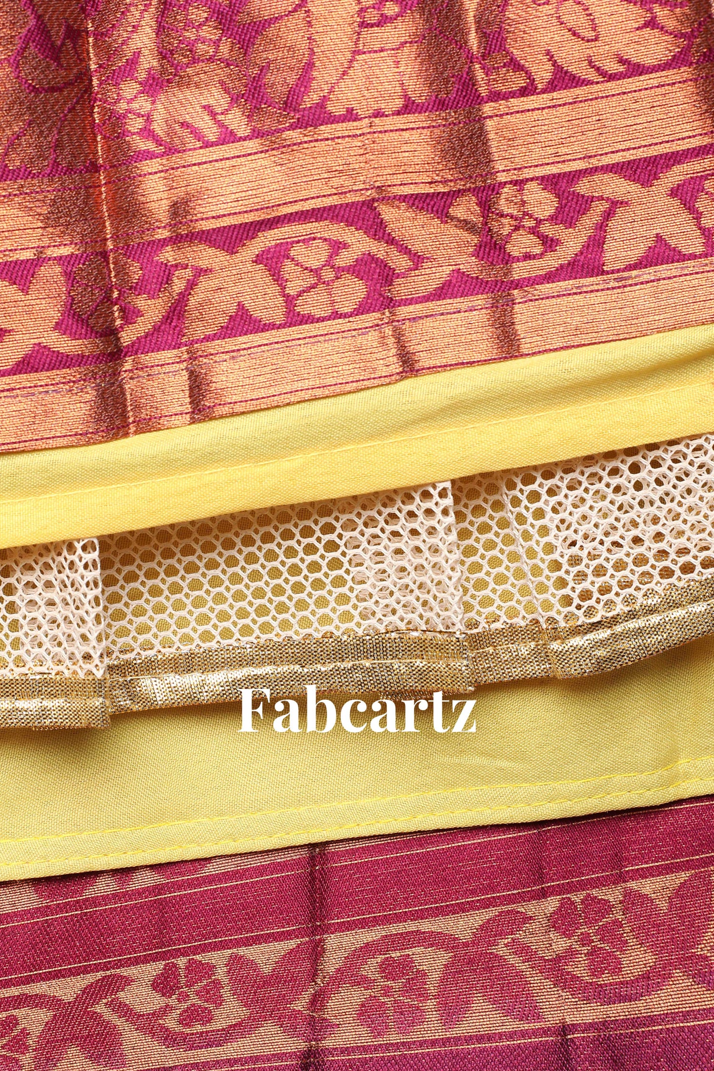 South Indian Festival Traditional Half Saree (CloverPattu)