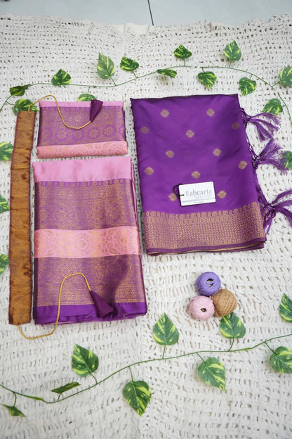 దక్షిణ భారత పండుగ సాంప్రదాయ హాఫ్ చీర (ఛవి) 
