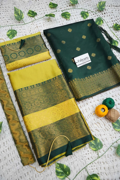 దక్షిణ భారత పండుగ సాంప్రదాయ హాఫ్ చీర (ఛవి) 
