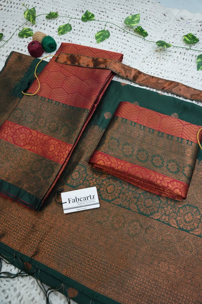 దక్షిణ భారత పండుగ సాంప్రదాయ హాఫ్ చీర (ఛవి) 