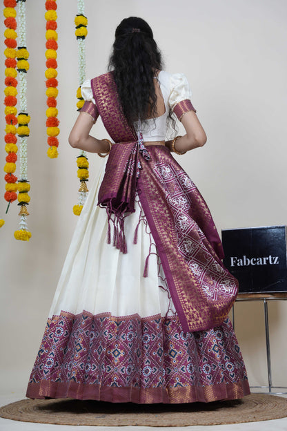 South Indian Festival Traditional Half Saree (ArrowPattu)