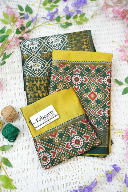 South Indian Festival Traditional Half Saree (ArrowPattu)
