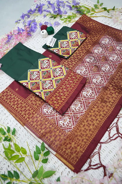 దక్షిణ భారత పండుగ సాంప్రదాయ హాఫ్ చీర (ఛవి) 