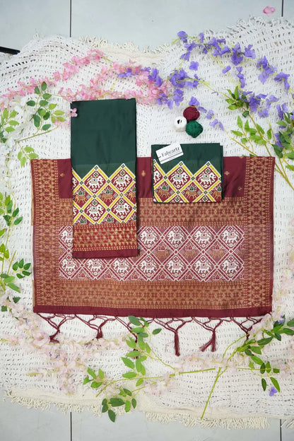 దక్షిణ భారత పండుగ సాంప్రదాయ హాఫ్ చీర (ఛవి) 