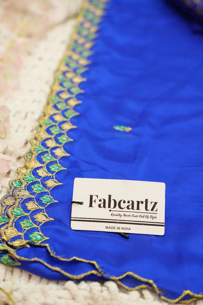 Pranavi Women's Woven Design zari work Half Saree with Embroidered Blouse and Dupatta