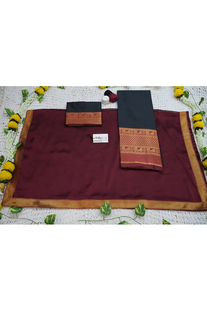దక్షిణ భారత పండుగ సాంప్రదాయ హాఫ్ చీర (ఛవి) 