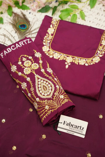 BittuPattu  Women's Woven Design zari work Half Saree with Embroidered Blouse and Dupatta