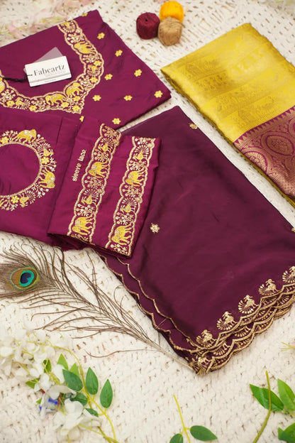 HathiGhoda Women's Woven Design zari work Half Saree with Embroidered Blouse and Dupatta