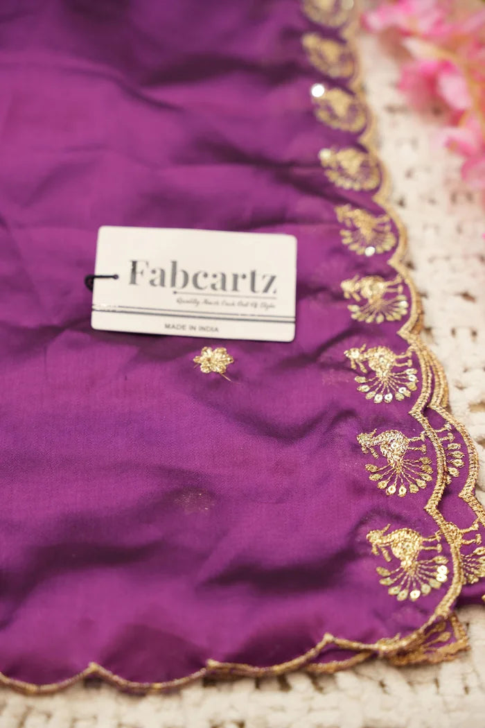 HathiGhoda Women's Woven Design zari work Half Saree with Embroidered Blouse and Dupatta