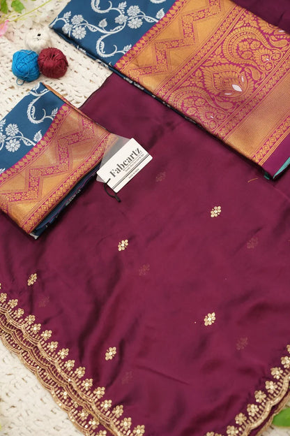దక్షిణ భారత పండుగ సాంప్రదాయ హాఫ్ చీర (ఛవి) 