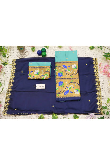 Rupmani Women's Woven Design zari work Half Saree with Embroidered Blouse and Dupatta