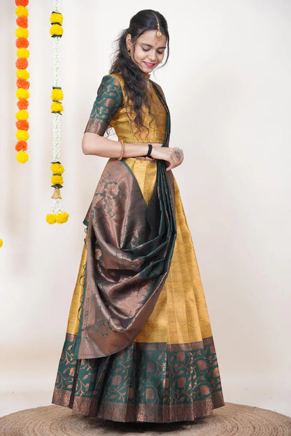 Mythili South Indian Festival Traditional Half Saree