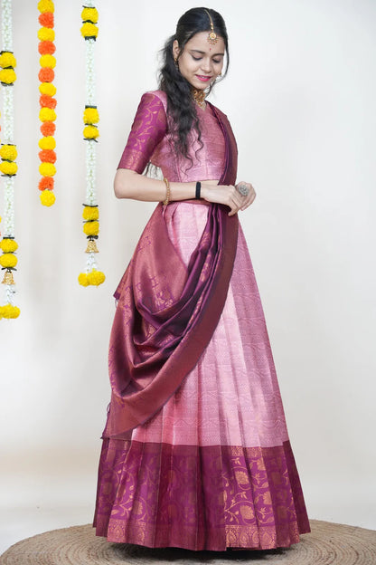 Mythili South Indian Festival Traditional Half Saree