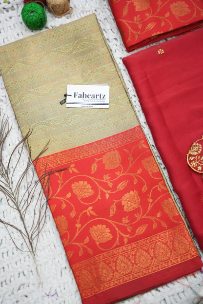 Mythili South Indian Festival Traditional Half Saree