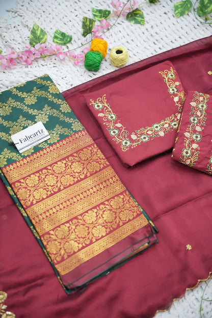 South Indian Festival Traditional Half Saree Rithvika