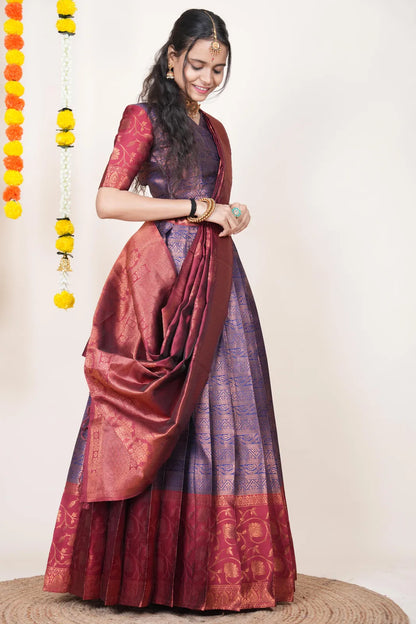 Mythili South Indian Festival Traditional Half Saree