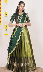 Shailee South Indian Festival Traditional Half Saree