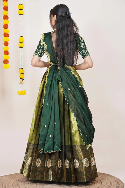 Shailee South Indian Festival Traditional Half Saree