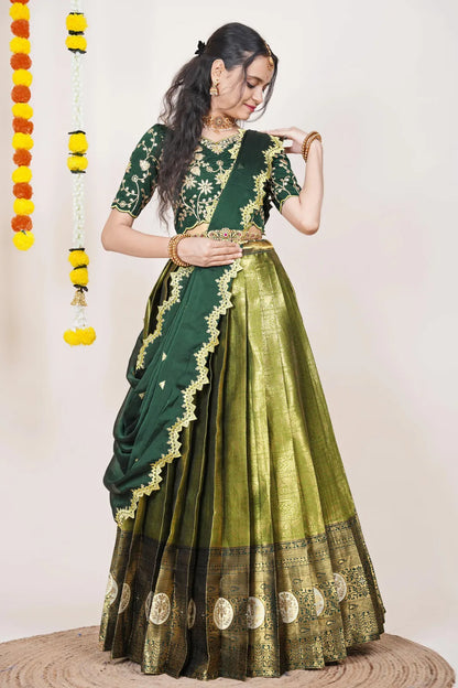 Shailee South Indian Festival Traditional Half Saree