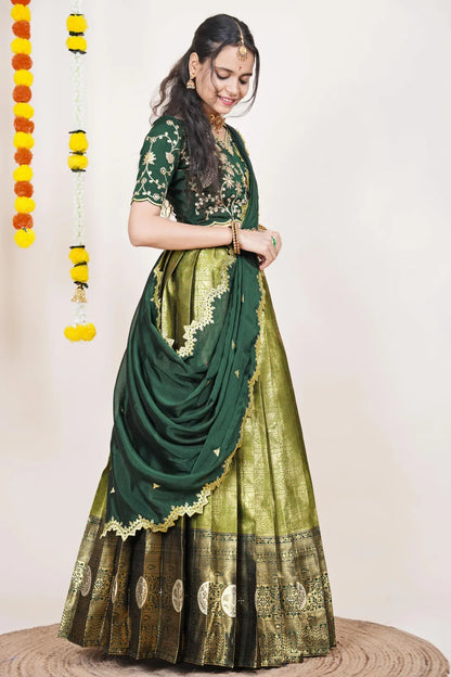 Shailee South Indian Festival Traditional Half Saree