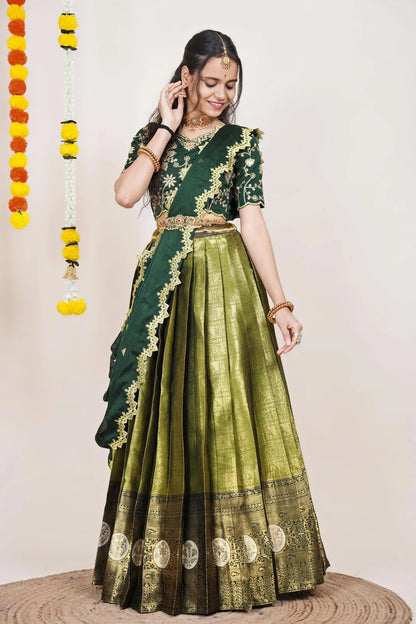 Shailee South Indian Festival Traditional Half Saree