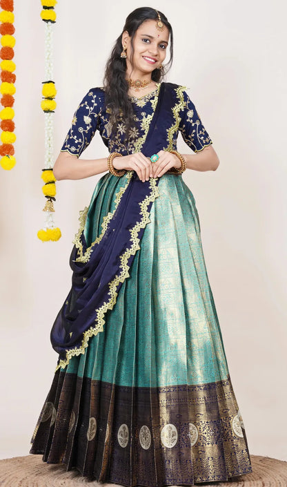 Shailee South Indian Festival Traditional Half Saree