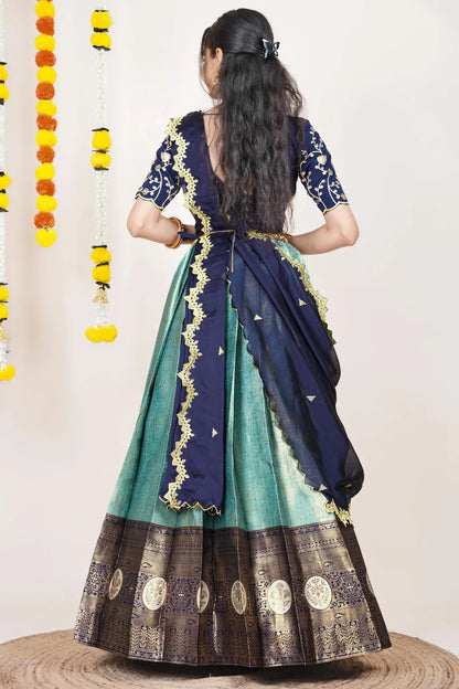 Shailee South Indian Festival Traditional Half Saree