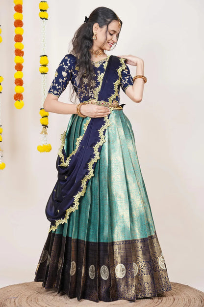 Shailee South Indian Festival Traditional Half Saree