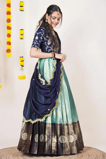 Shailee South Indian Festival Traditional Half Saree