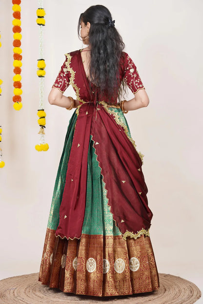 Shailee South Indian Festival Traditional Half Saree