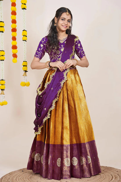 Shailee South Indian Festival Traditional Half Saree