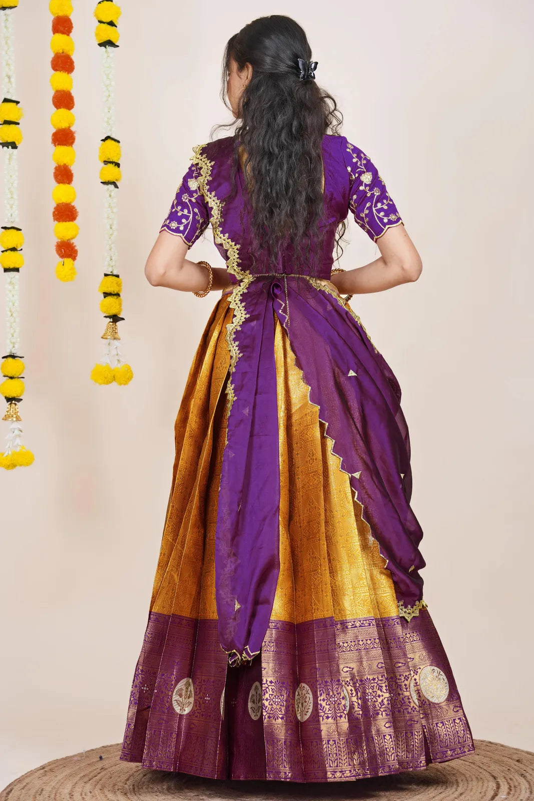 Shailee South Indian Festival Traditional Half Saree