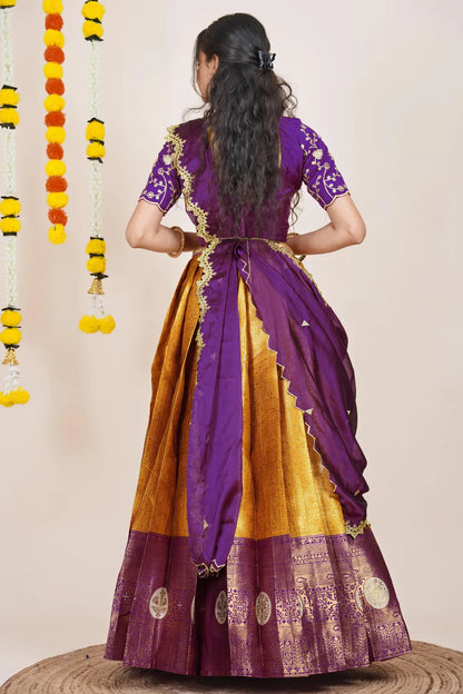 Shailee South Indian Festival Traditional Half Saree