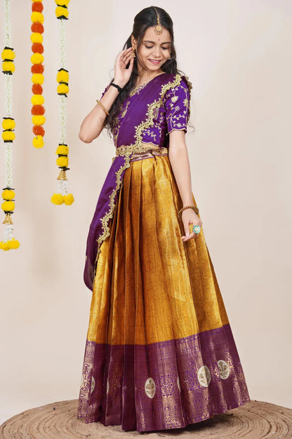 Shailee South Indian Festival Traditional Half Saree