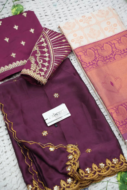 Ojasvini South Indian Festival Traditional Half Saree